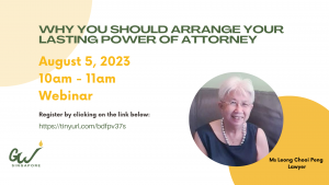 Webinar 2023 Series - Why You Should Arrange our LPA