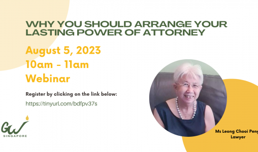 Webinar 2023 Series – Why You Should Arrange our LPA
