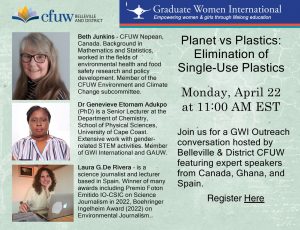 Register now for 22 April Earth Day Webinar: Planet vs. Plastics: Elimination of Single-Use Plastics